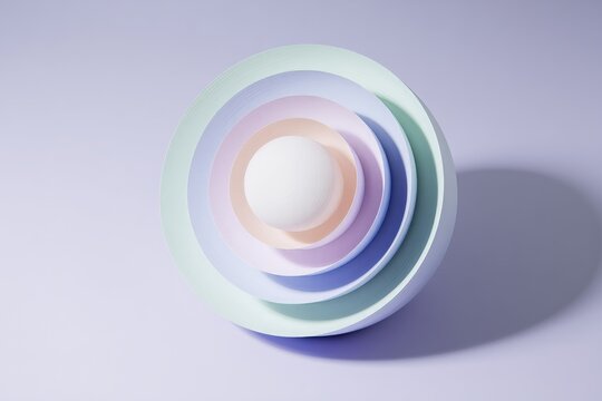 Abstract Papercraft AI Core Conceptual Design