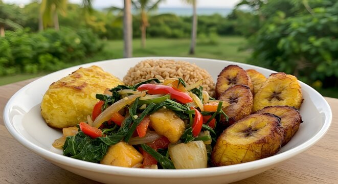 "Ciotola per la colazione Callaloo fatta in casa"