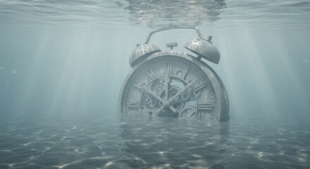 Submerged time: A haunting reminder of the fleeting nature of moments