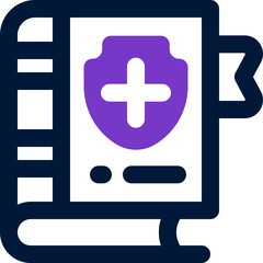 Obraz premium insurance procedure duotone icon. Sleek and modern vector icon for websites, mobile apps, marketing materials, and corporate design. Fully scalable and ready to use.