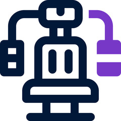 chest press duotone icon. Sleek and modern vector icon for websites, mobile apps, marketing materials, and corporate design. Fully scalable and ready to use.