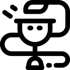 pharmacy line icon. Clean and minimalist vector icon for websites, mobile apps, presentations, and logos. Fully scalable and customizable for any project.