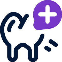 tooth duotone icon. Sleek and modern vector icon for websites, mobile apps, marketing materials, and corporate design. Fully scalable and ready to use.