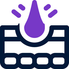 skin duotone icon. Sleek and modern vector icon for websites, mobile apps, marketing materials, and corporate design. Fully scalable and ready to use.