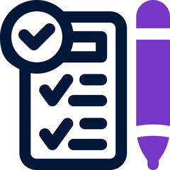 correct duotone icon. Sleek and modern vector icon for websites, mobile apps, marketing materials, and corporate design. Fully scalable and ready to use.