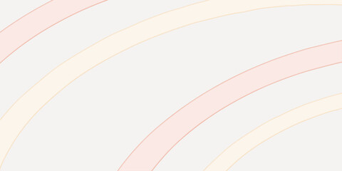 Abstract Linear Pattern pastel curves background with soft peach and cream colors minimalist design
