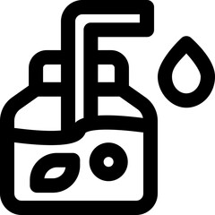 healthy drink line icon. Clean and minimalist vector icon for websites, mobile apps, presentations, and logos. Fully scalable and customizable for any project.