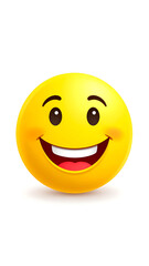 Fototapeta premium Happy emoticon illustration