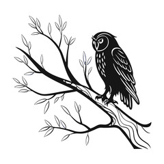 Minimal Animal Silhouette Vector | Clean Black Outline Graphic Design Isolated on White Background