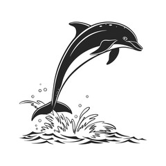 Minimal Animal Silhouette Vector | Clean Black Outline Graphic Design Isolated on White Background