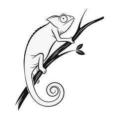 Minimal Animal Silhouette Vector | Clean Black Outline Graphic Design Isolated on White Background