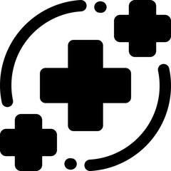 recovery glyph icon. Strong and solid vector icon for websites, mobile interfaces, presentations, and visual branding. High quality and easy to edit.