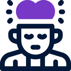 selfcare duotone icon. Sleek and modern vector icon for websites, mobile apps, marketing materials, and corporate design. Fully scalable and ready to use.