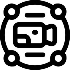 connection line icon. Clean and minimalist vector icon for websites, mobile apps, presentations, and logos. Fully scalable and customizable for any project.