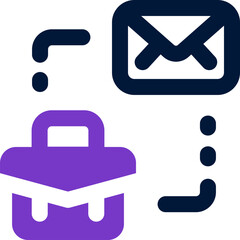 Obraz premium email duotone icon. Sleek and modern vector icon for websites, mobile apps, marketing materials, and corporate design. Fully scalable and ready to use.