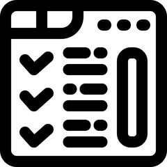 report line icon. Clean and minimalist vector icon for websites, mobile apps, presentations, and logos. Fully scalable and customizable for any project.