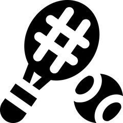 tennis glyph icon. Strong and solid vector icon for websites, mobile interfaces, presentations, and visual branding. High quality and easy to edit.