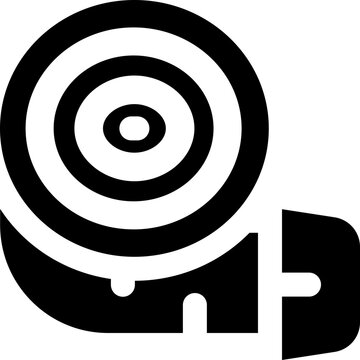 strap glyph icon. Strong and solid vector icon for websites, mobile interfaces, presentations, and visual branding. High quality and easy to edit.