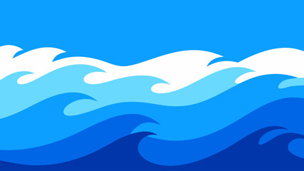 Fototapeta premium sea wave background