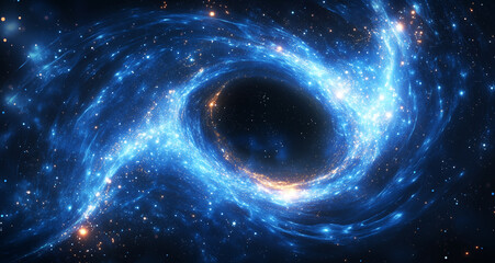 Blue Black Hole
