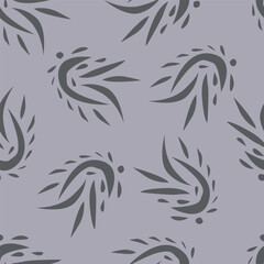 Abstract flower blooming design. Pattern with floral seamless. Grunge textured abstract art vector with flower and plants in watercolor style.