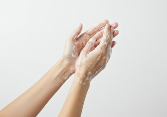Washing hands with soap: proper hand hygiene for health and safety