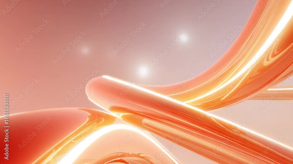Aufkleber abstract forms dance gracefully against a soft, gradient backdrop. evoking a sense of movement and f