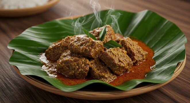 "Rendang Beef Curry riche et savoureux"