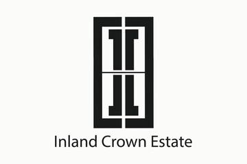 Clean vector style that conveys trust, stability, and professionalism for real estate agencies and corporate identity.