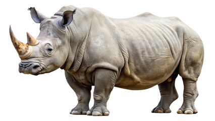 Fototapeta premium rhino isolated on white background