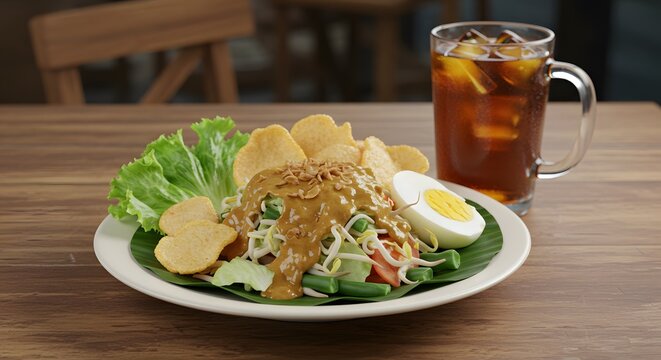 "Gado-Gado Salad mit Sojasprossen"