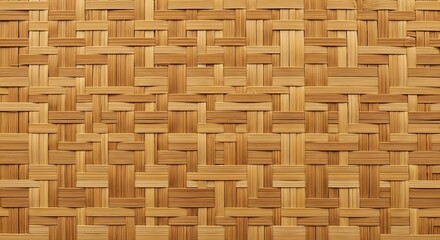 Woven bamboo texture background for design and decoration