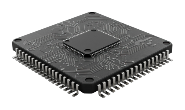 Exploring the functionality of microprocessors in modern computing tech laboratory digital controlled environment isolated on transparent background