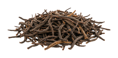 Harvesting dried licorice roots herbal market natural ingredients spice environment botanical concept isolated on transparent background