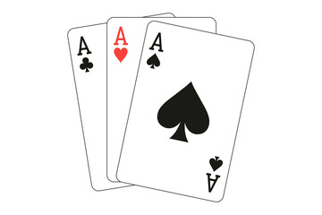 three aces poker png cards playing spades hearts clubs