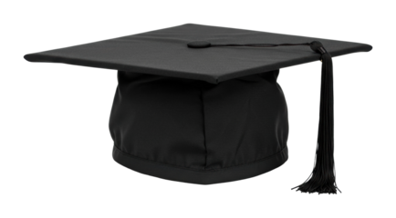 Graduation ceremony cap educational institution formal setting achievement isolated on transparent background