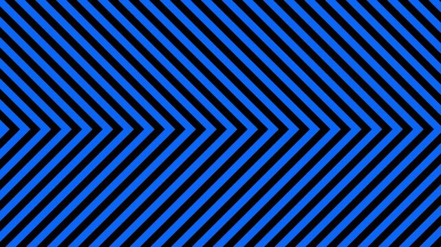 A sleek dark geometric pattern featuring sharp diagonal chevron arrow stripes in deep blue and black colors. Designed for high-tech presentation backdrops, cyber aesthetic visuals, nightclub projectio