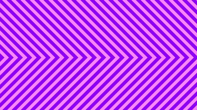 A stylish 2D animation featuring shades of purple and violet in a moving diagonal chevron pattern. This colorful geometric loop provides a modern and trendy backdrop for fashion, lifestyle, or social 