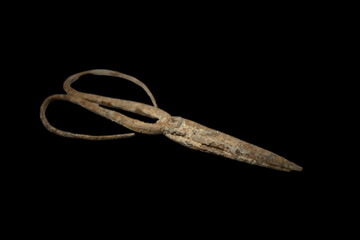 Iron Scissors Close-up, Song Dynasty Chinese Relic