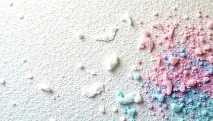 Close-up of white canvas texture, uneven surface, background, surface