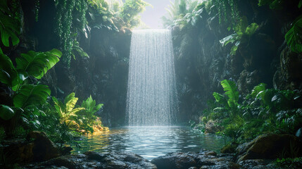 A stunning backdrop featuring a logo with creative elements around it