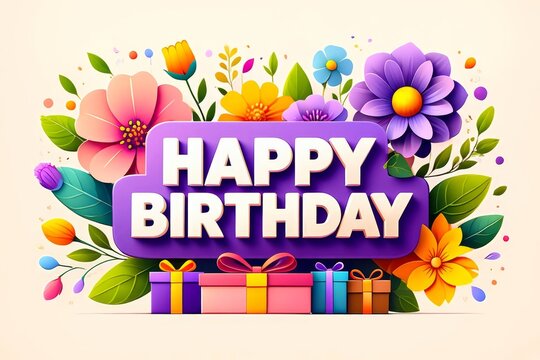 Free happy birthday wishes post message card celebration. - Powered by Adobe