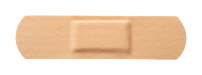 First aid bandage application home medical content indoor environment health awareness isolated on transparent background