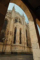 Duomo di Milano Framed by Arch – Gothic Cathedral in Milan, Italy

A vertical architectural photo...
