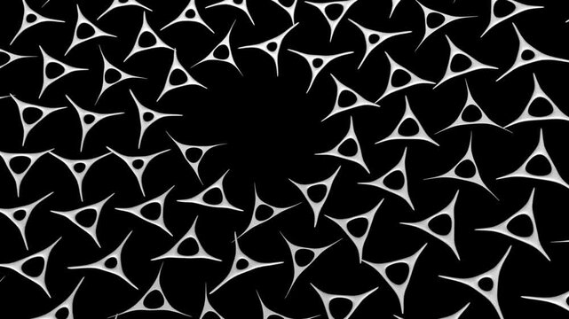 Spiral of Triangular Shapes