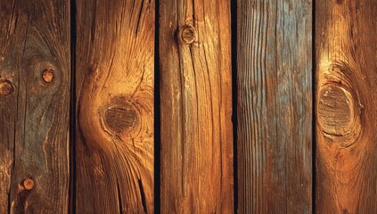 Obraz premium Aged wooden planks