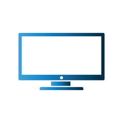 Television icon design template