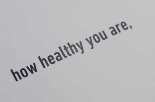 How Healthy Are You? Steps Toward a More Informed Lifestyle