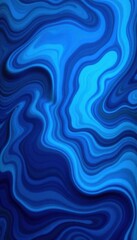 Fluid deep blue digital backdrop, gradient swirls, textured effect , texture, art