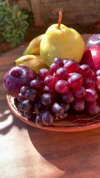 Mesa de frutas